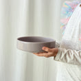 Load image into Gallery viewer, Grey Handmade Ceramic Dog Bowl