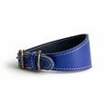 Load image into Gallery viewer, Indigo Lurcher Leather Dog Collar