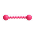 Load image into Gallery viewer, Pink PlayBuddy Twizzoo rubber tug and fetch dog toy