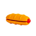 Load image into Gallery viewer, Zugo Hot Doggy rubber treat dispensing dog toy with red sausage