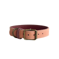 Load image into Gallery viewer, Rose Pink Leather Dog Collar
