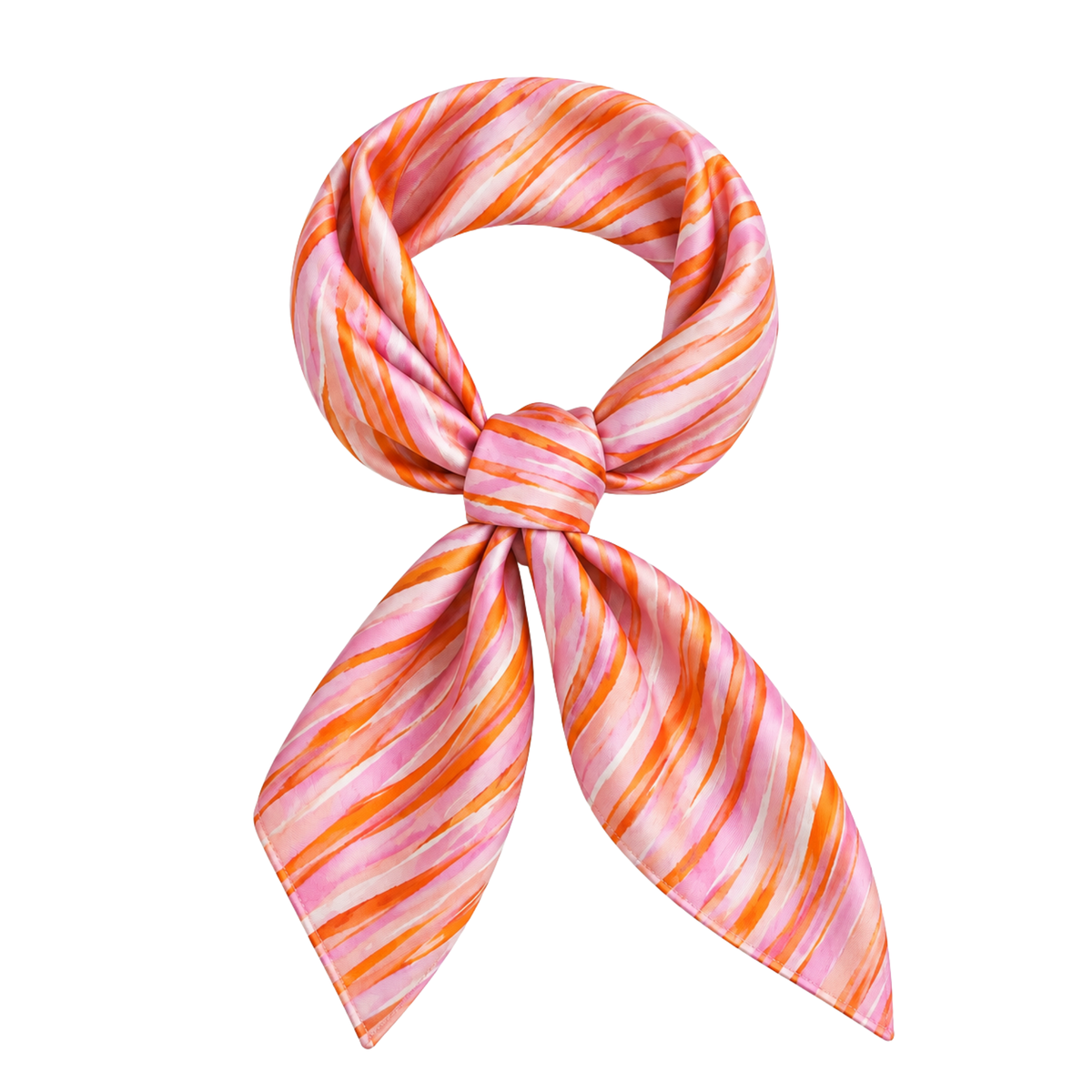 Twilly Cotton Scarf | Sunset Ombre
