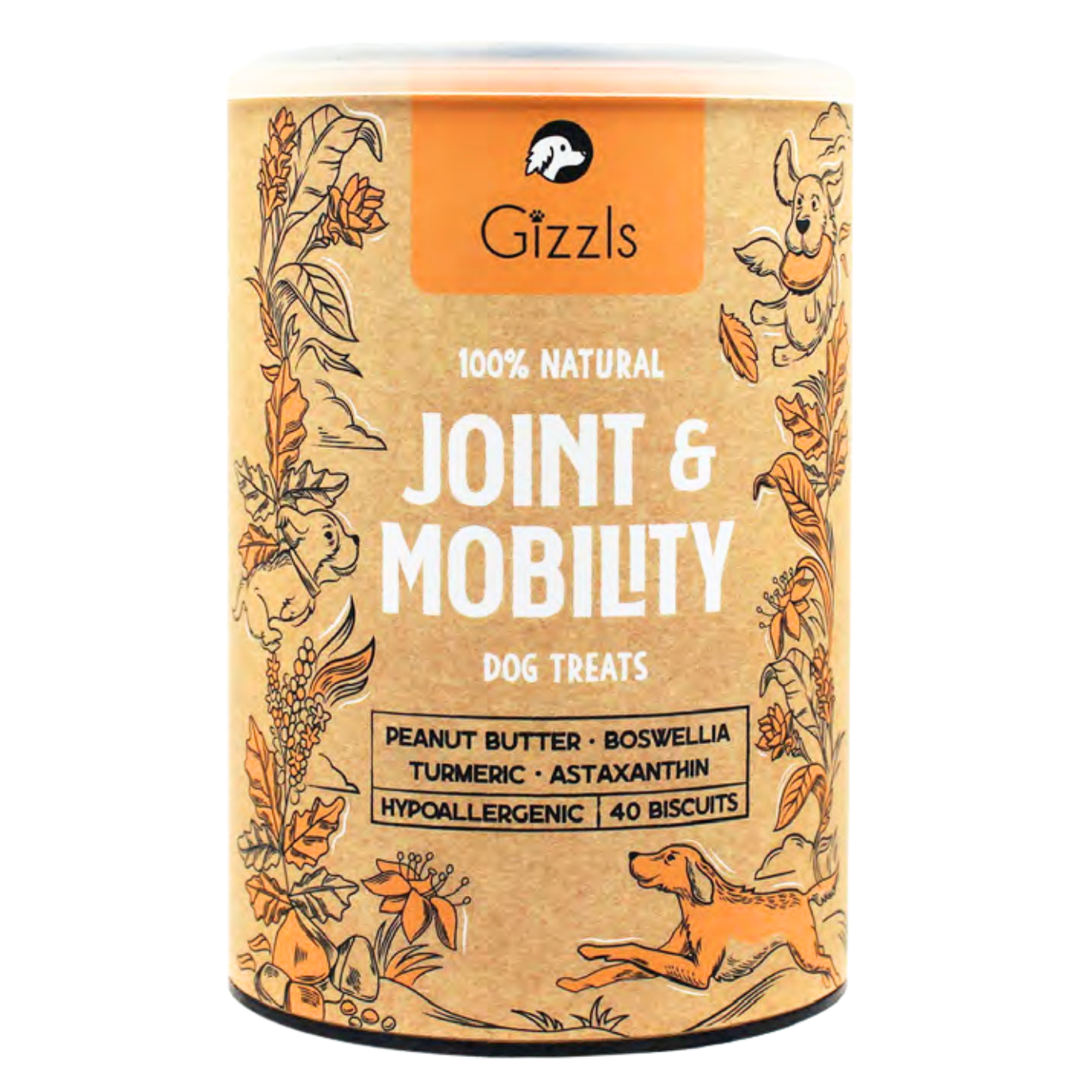 100% Natural Dog Treats for Joint & Mobility