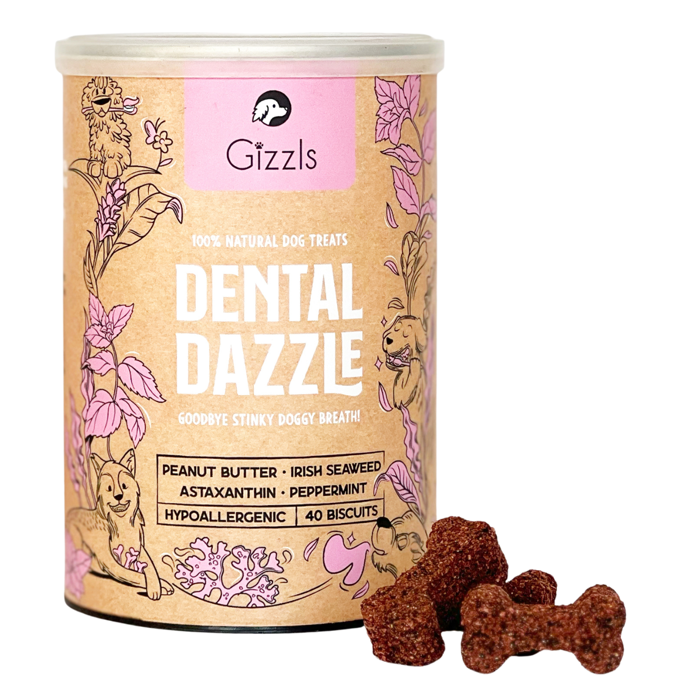 100% Natural Dental Dazzle Dog Treats