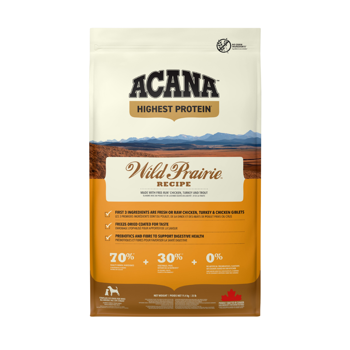 ACANA Wild Prairie Highest Protein Dry Dog Food