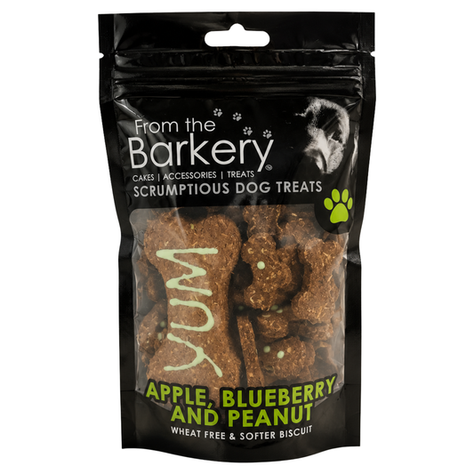 Wheat Free Apple, Blueberry & Peanut Dog Biscuits | 100 g