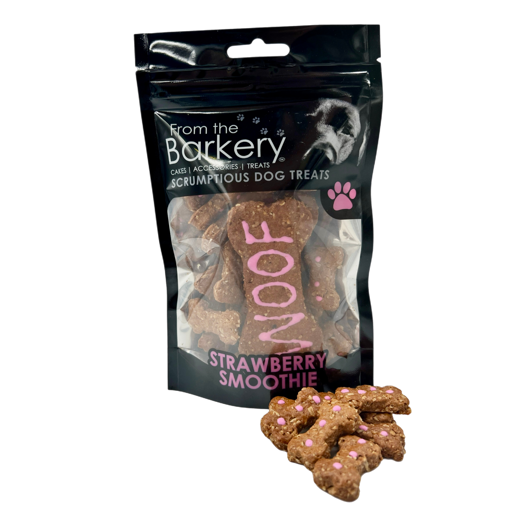 Strawberry Dog Biscuits | 100 g