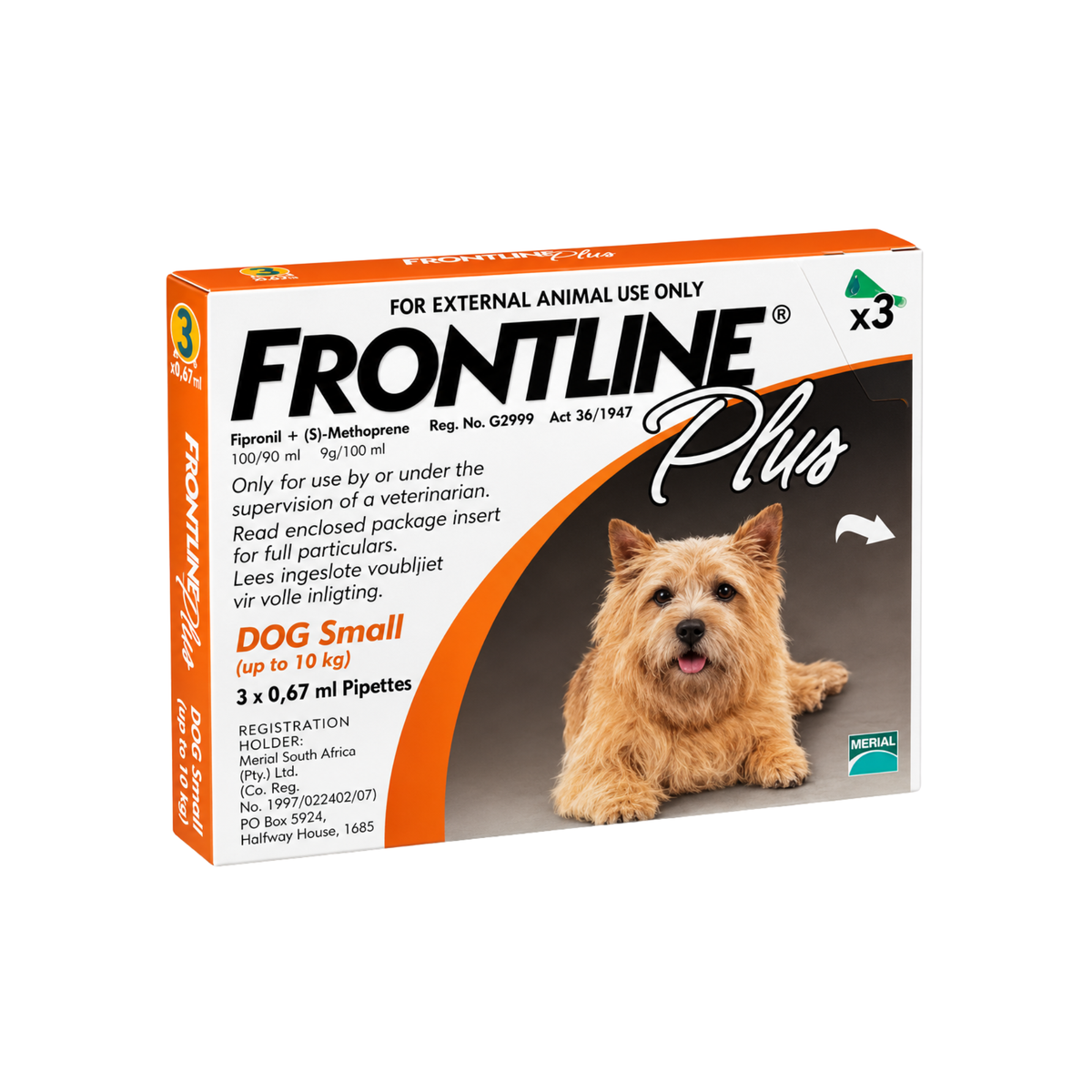 Frontline Plus Flea & Tick Spot-On for Dogs