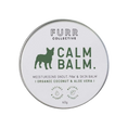 Load image into Gallery viewer, natural dog balm in tin with white and green label 
