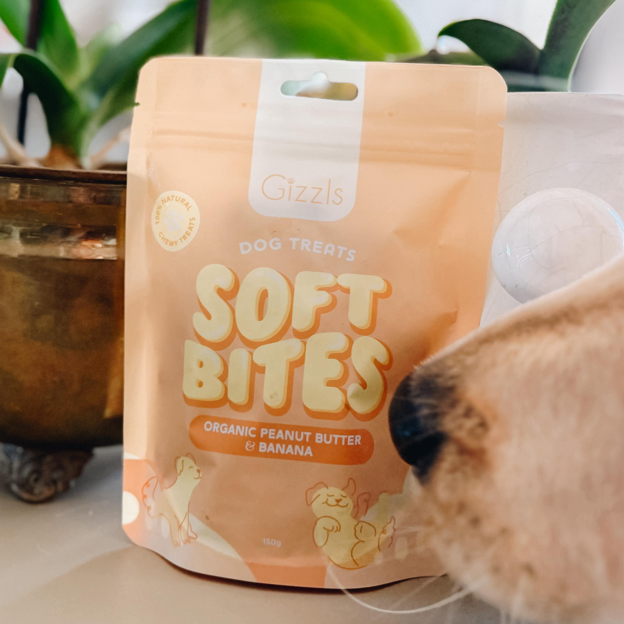 Peanut Butter & Banana Soft Dog Treats