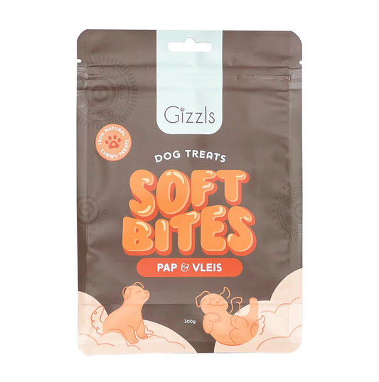 Gizzls Pap & Vleis Soft Dog Treats | 300 g