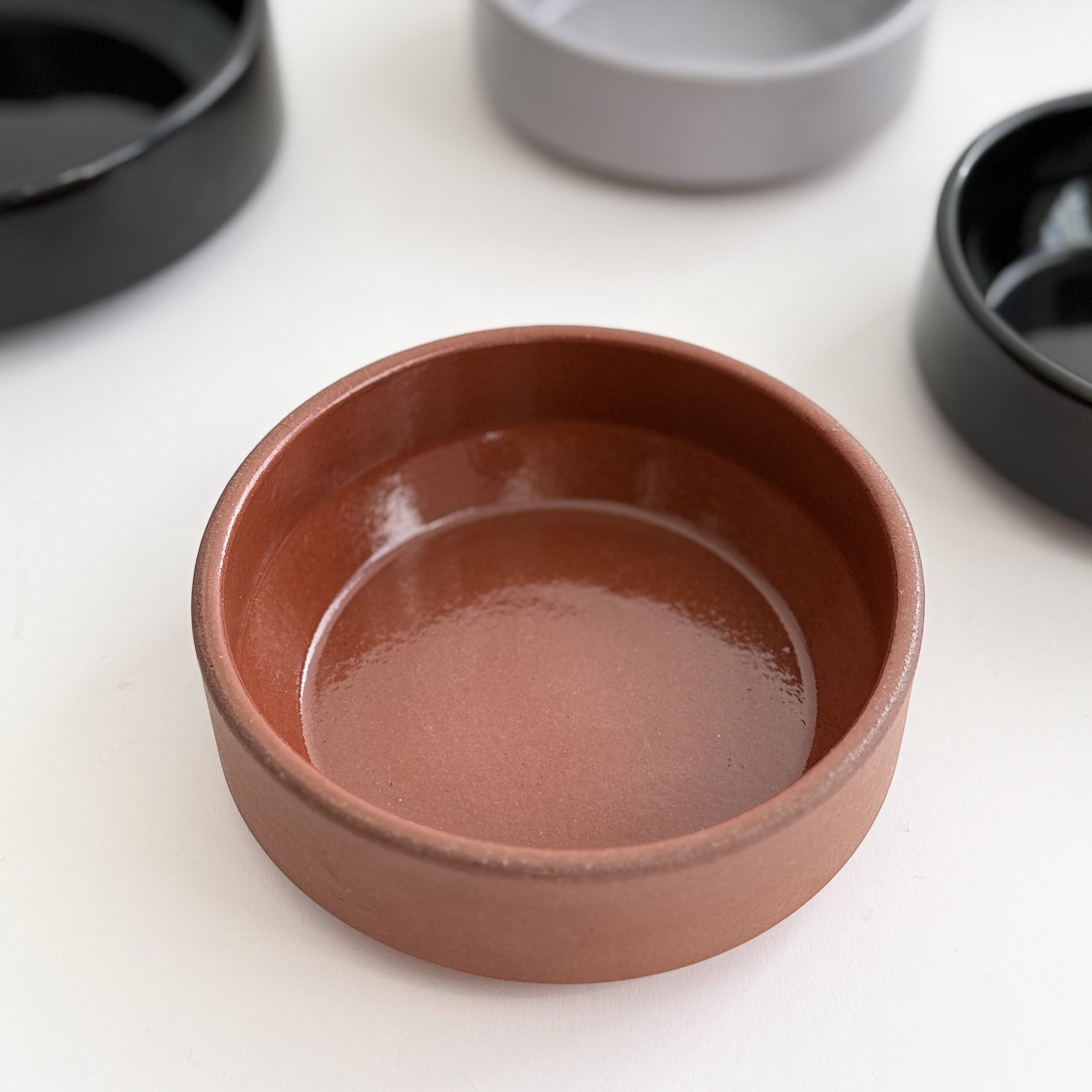 Terracotta Handmade Ceramic Dog Bowl