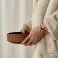 Load image into Gallery viewer, Terracotta Handmade Ceramic Dog Bowl
