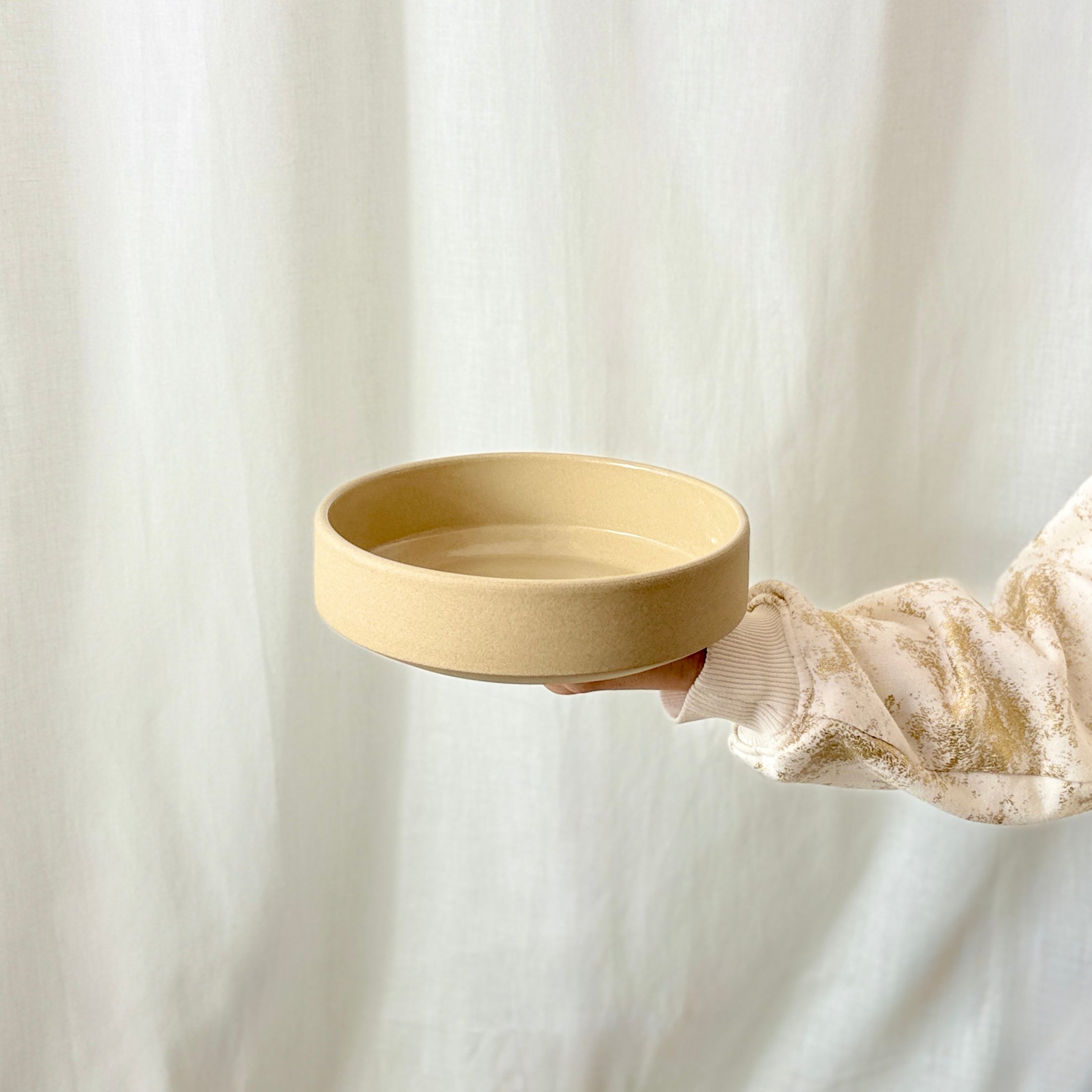 Natural Handmade Ceramic Dog Bowl