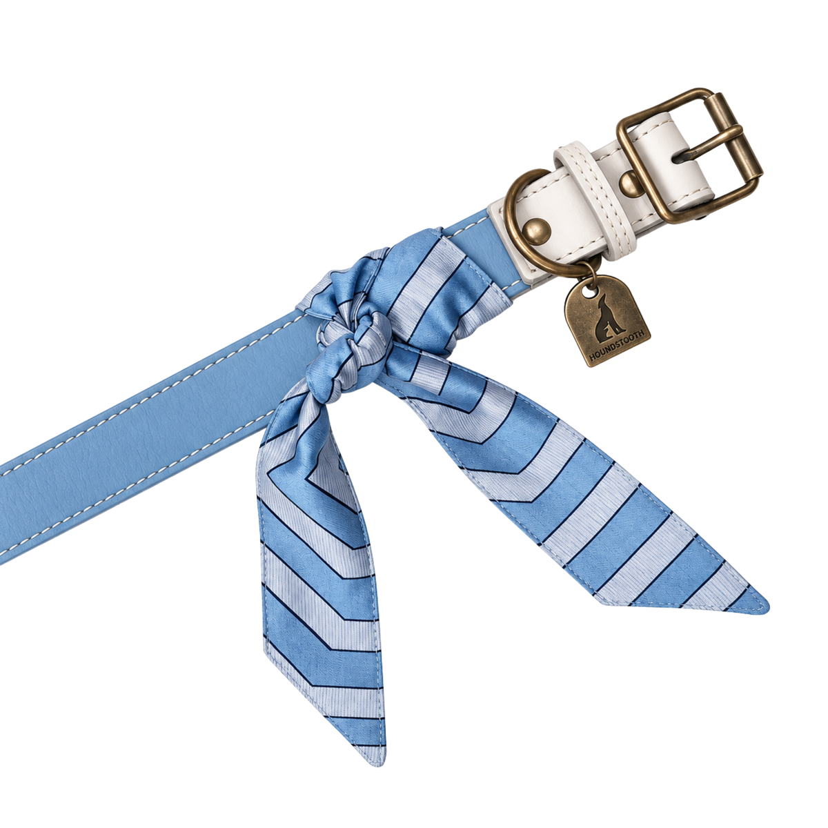 Twilly Cotton Scarf | Aztek Blue