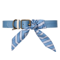 Load image into Gallery viewer, Twilly Cotton Scarf | Aztek Blue
