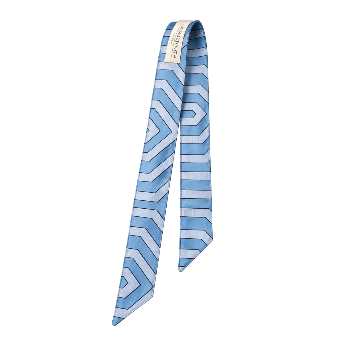 Twilly Cotton Scarf | Aztek Blue