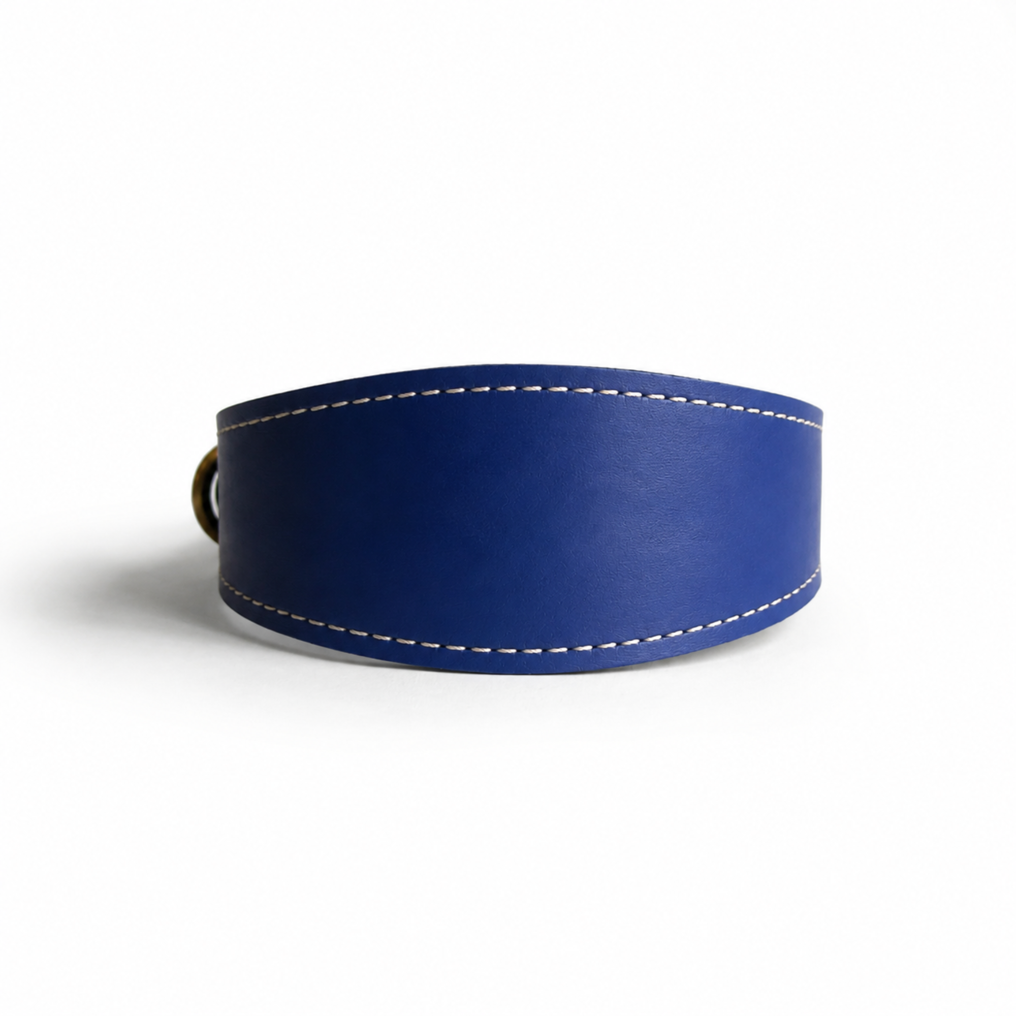 Indigo Lurcher Leather Dog Collar