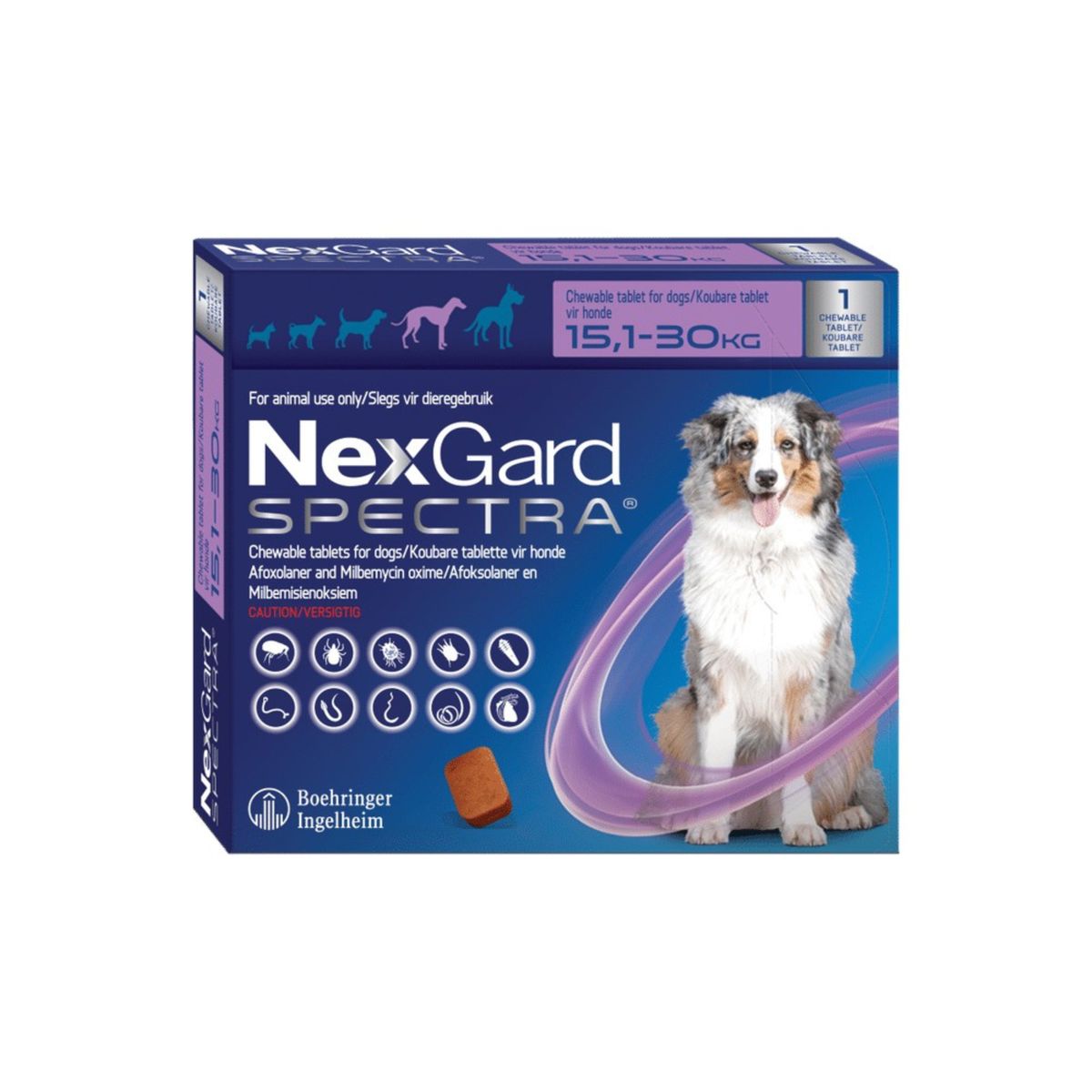 NexGard Spectra Flea, Tick & Worm Chew for Dogs