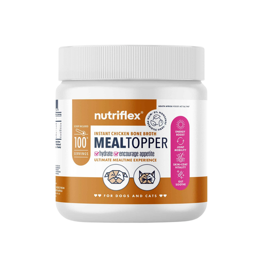 NutriFlex Chicken Bone Broth Meal Topper for Dogs & Cats, 300 g