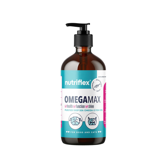 NutriFlex OmegaMax Omega-3 Liquid Fish Oil for Dogs & Cats