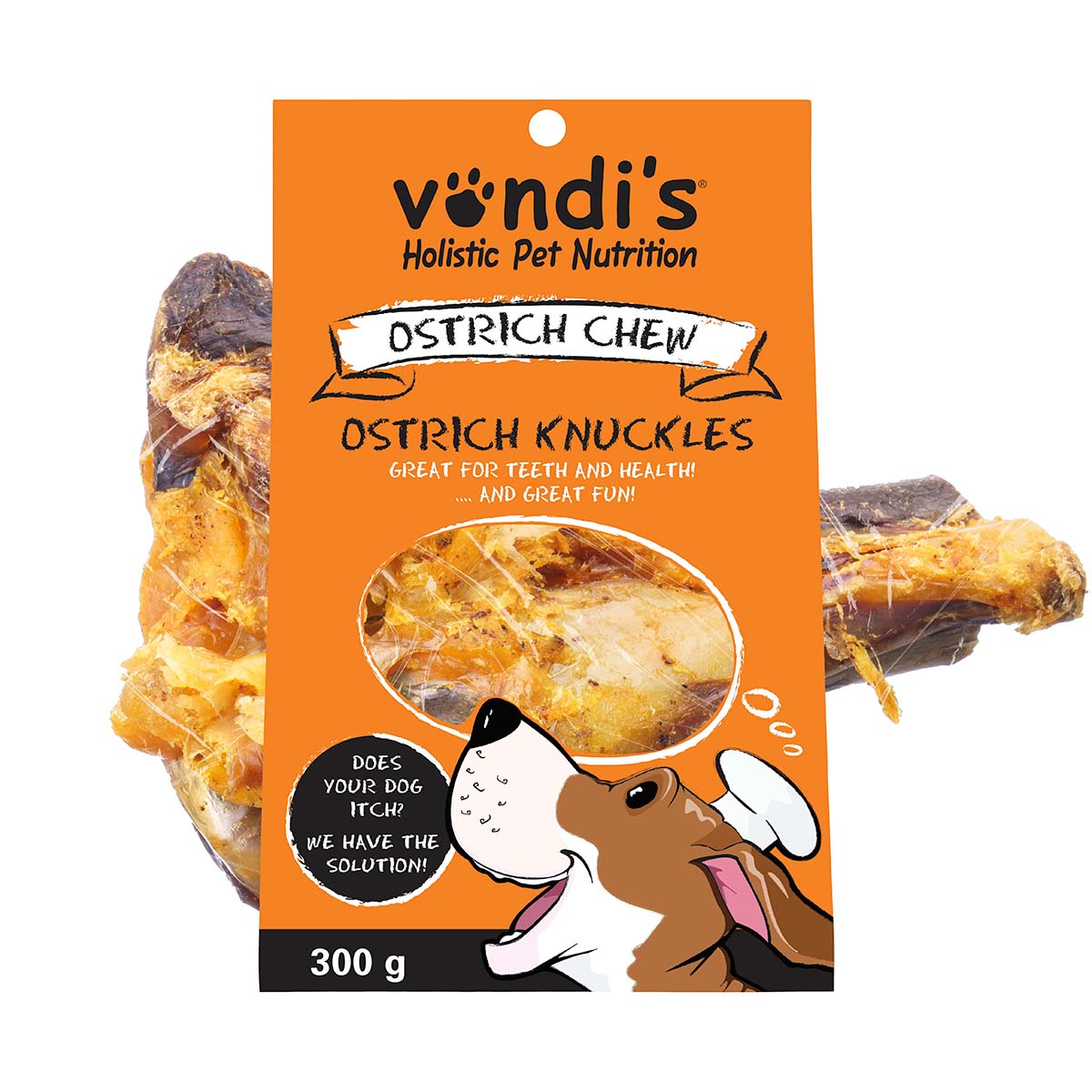 Ostrich Knuckle Dog Chews