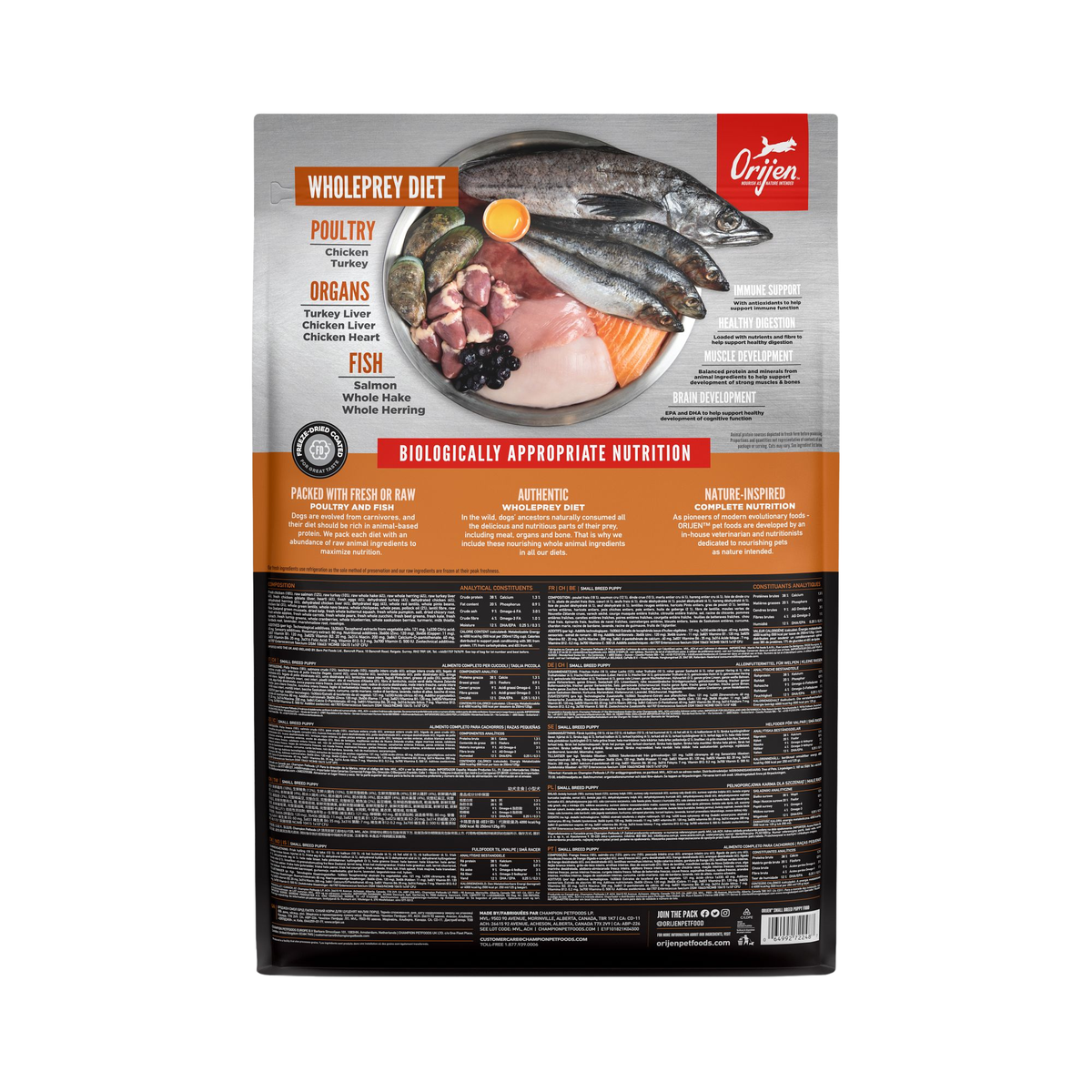 ORIJEN Small Breed Puppy Dry Dog Food