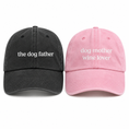 Load image into Gallery viewer, Dog Mother & Father Matching Cap Pair
