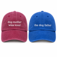 Load image into Gallery viewer, Dog Mother & Father Matching Cap Pair
