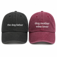 Load image into Gallery viewer, Dog Mother & Father Matching Cap Pair

