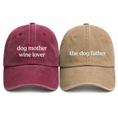 Load image into Gallery viewer, Dog Mother & Father Matching Cap Pair
