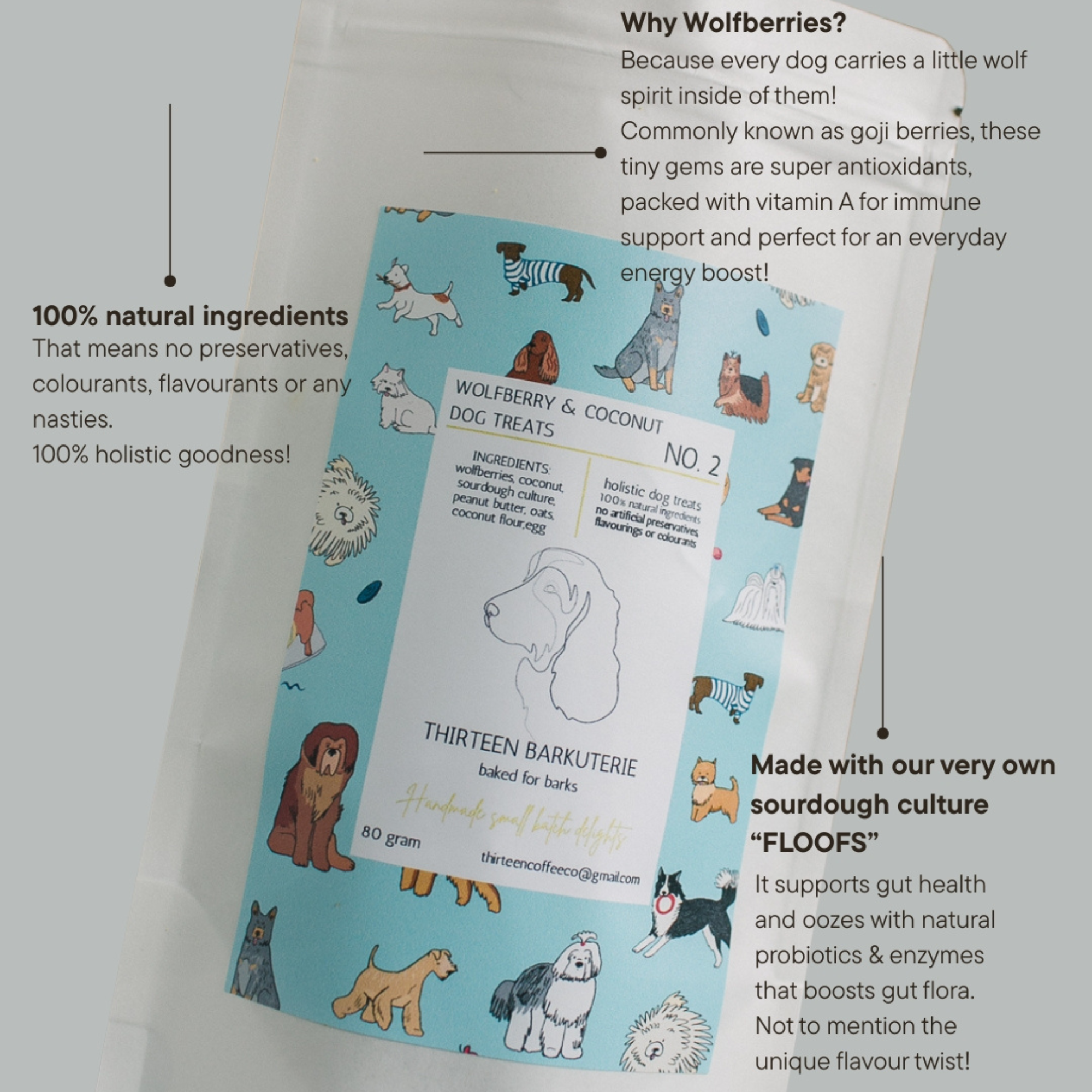 Wolfberry & Coconut Dog Treats