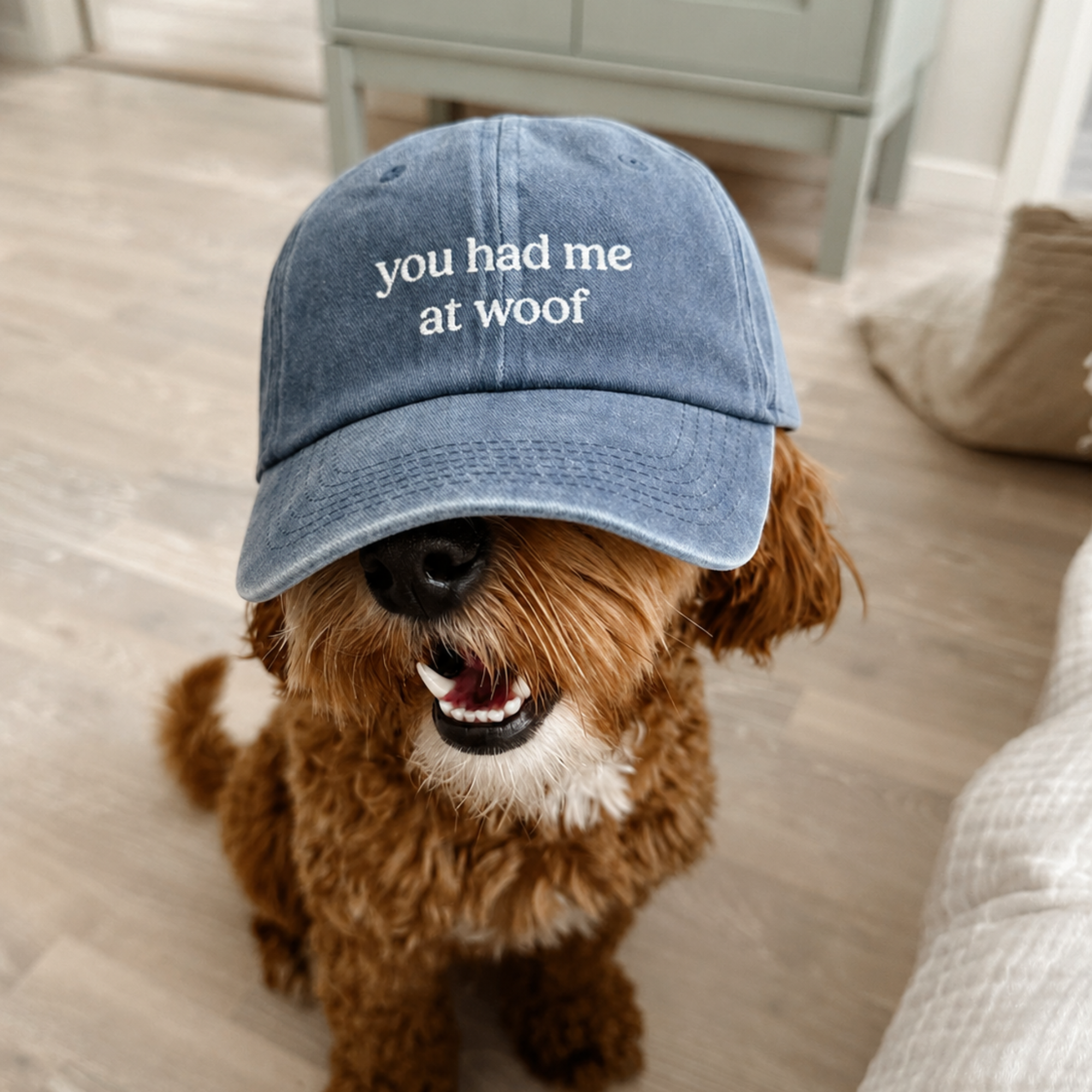 "You Had Me At Woof" Cap